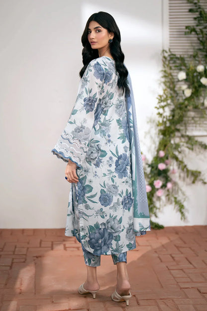 Cozy & Chic: Digital Print Karandi Unstitched 3-Piece Suit