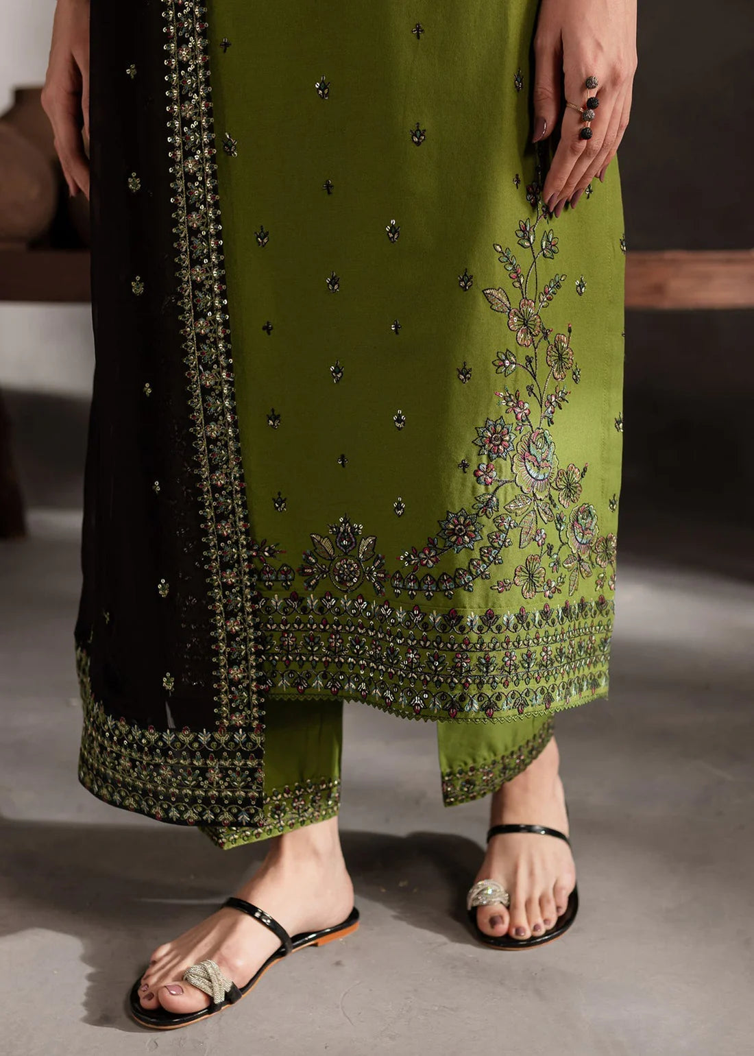 Siwa Shirt, Trouser with Dupatta - COD | 50% OFF
